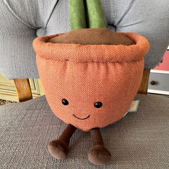 Jellycat Monstera Plant NEW! FAST SHIP Amuseables Monstera - Picture 4 of 11